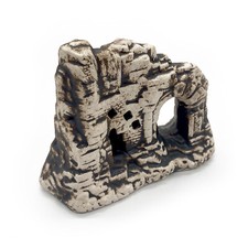 Aquarium Décoration Château Avec Livre 17x7x13cm Terrarium Grotte Rock Poissons