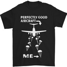 T-Shirt Pour Homme De Parachutisme En Coton 100%