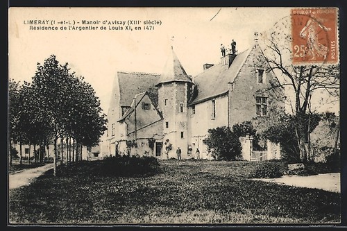 Cpa limeray manoir - cpa, d´avisay