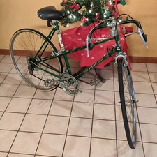 Vintage green peugeot record - vintage,