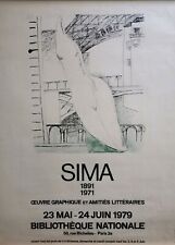 Josef Sima Affiche Exposition