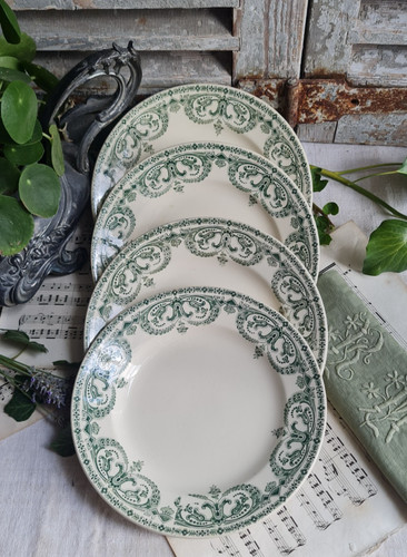 Anciettes assiettes plates - 4,