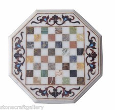 12 " Marbre Échecs Table Top