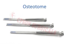 Orthopédique Osteotome Avec Acier Inoxydable Poignée Instruments Chirurgicaux
