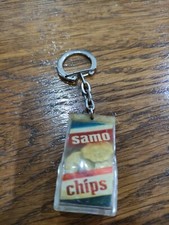 PORTE CLÉ PUBLICITAIRE VINTAGE CHIPS SAMO