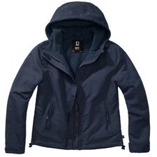 Brandit Coupe-Vent Femme Randonnée Voyage Encapuchonné Hydrofuge Veste Navy