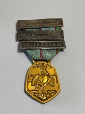 MÉDAILLE COMMÉMORATIVE DE LA GUERRE DE 1939-1945 "LIBÉRATION" FRANCE, ALLEMAGNE