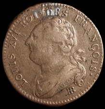12 Deniers Louis XVI 1791