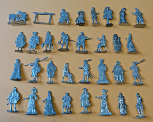 Plats étain zinnfiguren - d'étain,