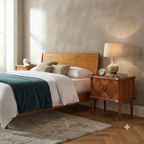 Tables chevet vintage - tables, noyer