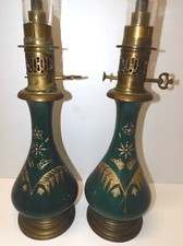 *PAIRE LAMPES A PETROLE