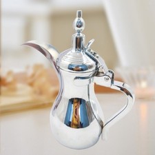 Cafetière arabe en acier inoxydable Théière portable Distributeur de café