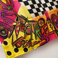 Grande écharpe en soie