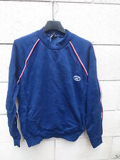 VINTAGE Sweat KOPA TREVOIS années 70 bleu marine tracksuit oldschool 174 S / M