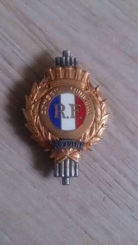 Insigne conseil municipal - rf,