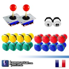 Kit Joystick Arcade - Bartop - 2 Joueurs - 2 Players
