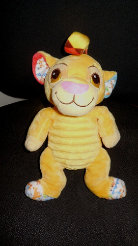 Doudou peluche simba roi lion - peluche,