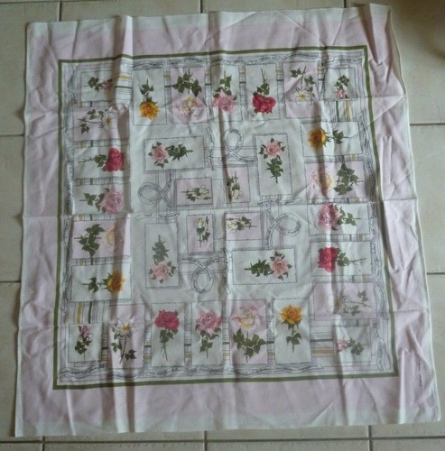 Nappe thé ancienne coton - thÉ,