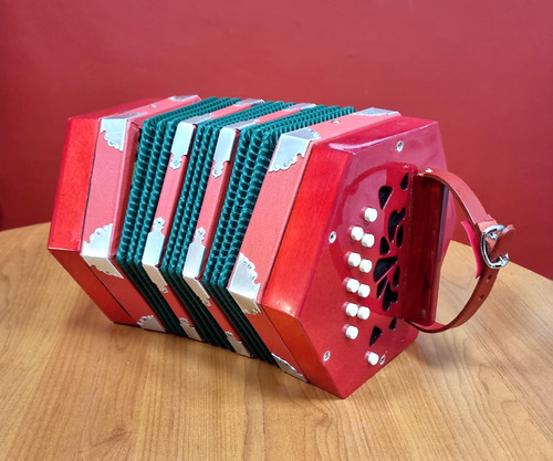 Concertina music instrument