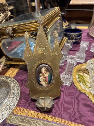 Ancienne plaque religieuse - ancienne,