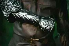 Déguisement d'Halloween chevalier GN armure d'épaule Pauldron noirci médiéval