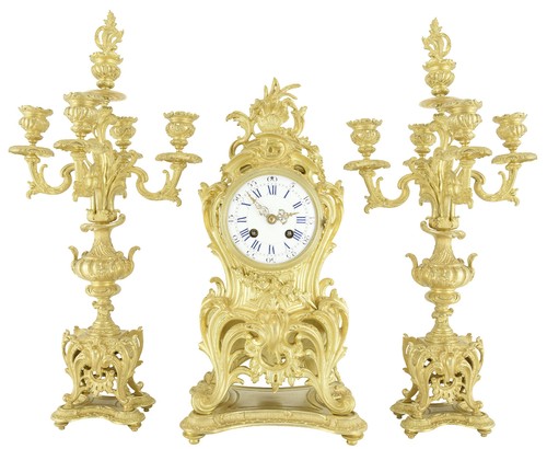 Garniture bronze empire - bronze,