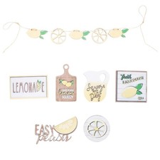 7 Pcs Décoration Citron