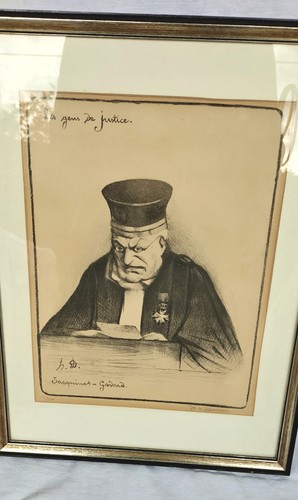Ancienne lithographie honoré - ancienne,