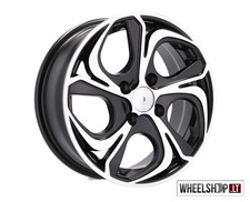 Jeu de jantes alu R15 4x100 4x 15 pouces 6.5j jantes noir Nissan Renault