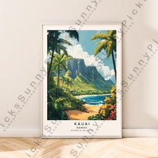 Affiche Murale Voyage Hawaii