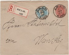 ROUMANIE - Lettre recommandée