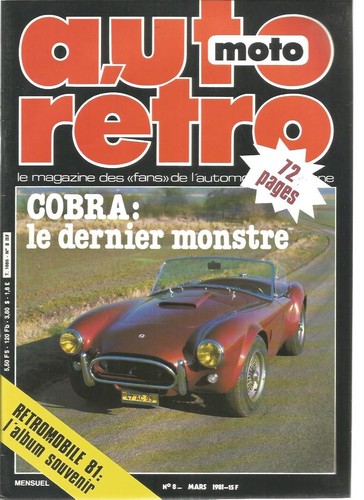 Auto retro cobra rover - cobra,