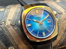 Montre vintage mécanique homme ESPERANTO pl OR date N.O.S. - révisée et garantie