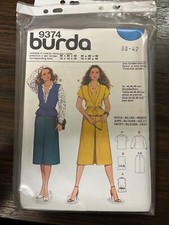 ANCIEN PATRON BURDA 9374 ROBE