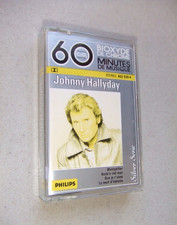 JOHNNY HALLYDAY  cassette 60 MINUTES DE MUSIQUE / PHILIPS 1982 / EXCELLENT ETAT