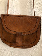 ancien sac en cuir afrique du