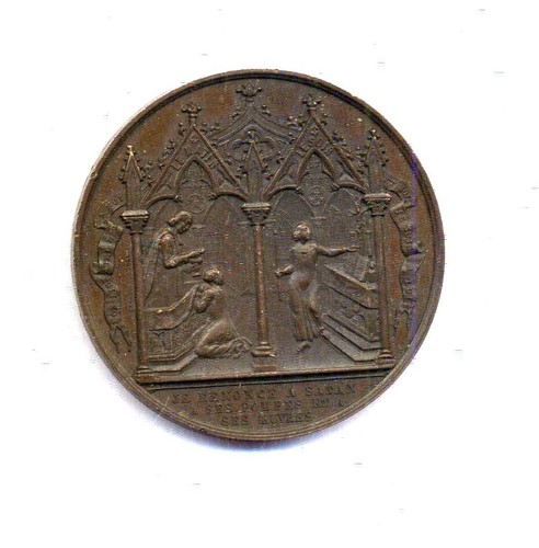 Médaille baptême 1847 - médaille,