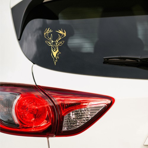Lot autocollants cerf - de, 2