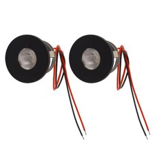 2 Pcs Petits Spots LED 1W 80LM Aluminium Encastré Mini Spot Lampe Plafond FR