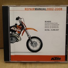 MANUEL REVUE TECHNIQUE ATELIER REPARATION KTM 50 AC LC 2002 à 2008 CD ORIGINAL