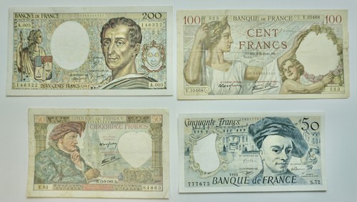 France lot billets de - ,
