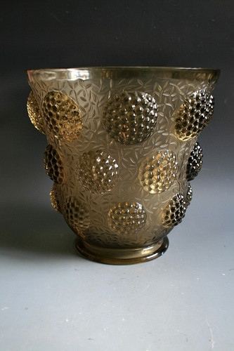 Vase verre art deco - en,