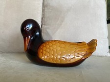 Canard en résine, bibelot de décoration