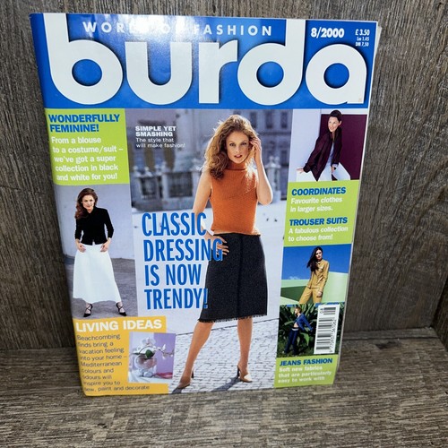 Vintage burda magazine august - vintage,