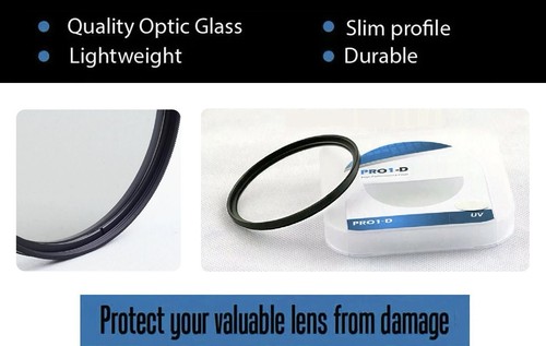 Protective lens filter for - uv,