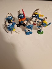 LOT 6 PORTE CLÉ SCHTROUMPF