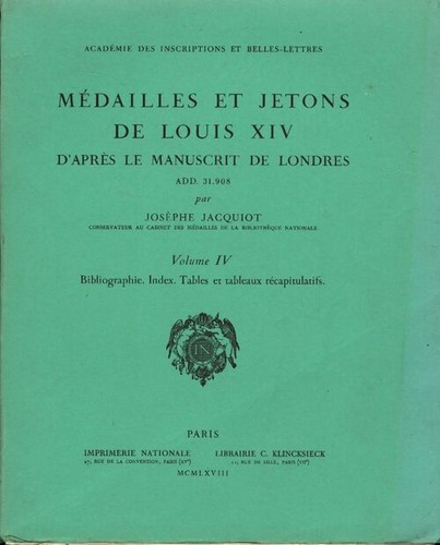 Médailles jetons louis - et,