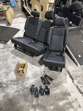 Orig VW Caddy 2K 2 Places Banquette Arrière Siège En Cuir Taxi