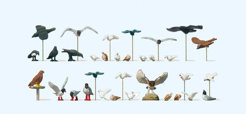 Pack figurines pigeons - figurines,