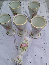 Lot 6 grands MAZAGRANS Porcelaine atelier Du Tabalou + 6 Cuillères